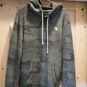 Abercrombie & Fitch Green Camo Hoodie